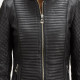 Cityscape Black Leather  Jacket